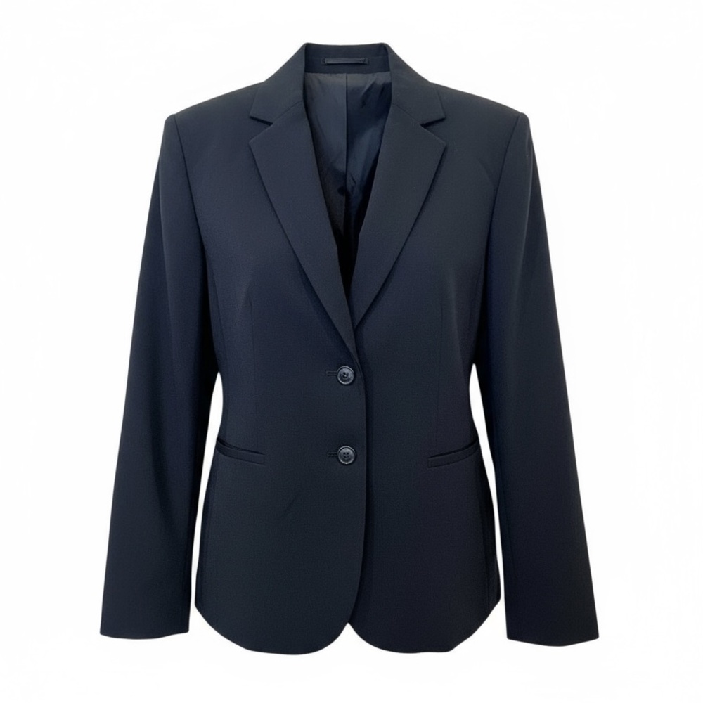 Good American Blazer NWT Size Medium Black Luxe Suiting Classic Tailored Fit